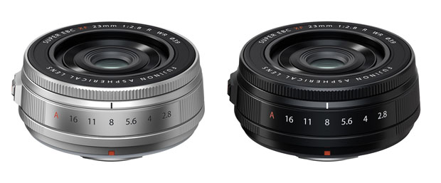 富士フイルム、全長23mm、重さ約90gのパンケーキレンズ